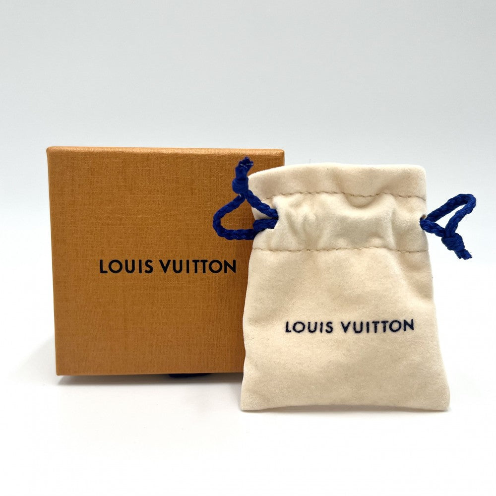 LOUIS VUITTON ルイヴィトン ネックレス レディLV アクセサリー 2連チェーン ラインストーン M01845 ゴールド ユニセックス 約12.5g【中古品】