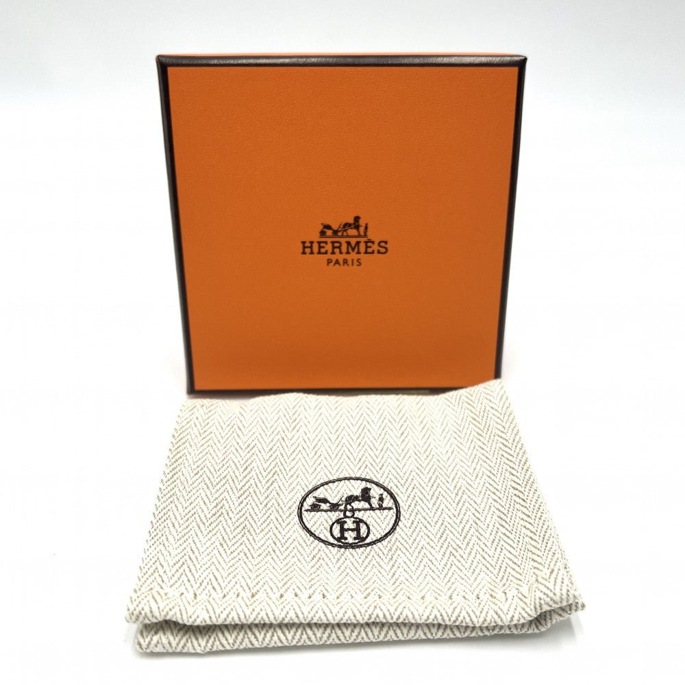 【開店SALE】 HERMES エルメス ブレスレット ルリ ドゥブルトゥール アクセサリー レザー ブラック 黒 ゴールド レディース 約10.1g【中古品】