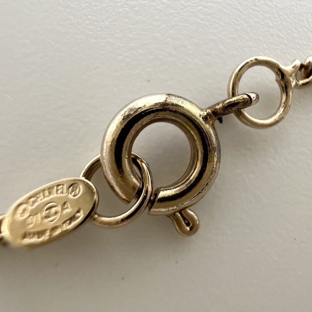 【開店SALE】 CHANEL シャネル ネックレス チェーン ココマーク アクセサリー GP 01A ゴールド ピンク レディース 約6.3g 2001年【中古品】
