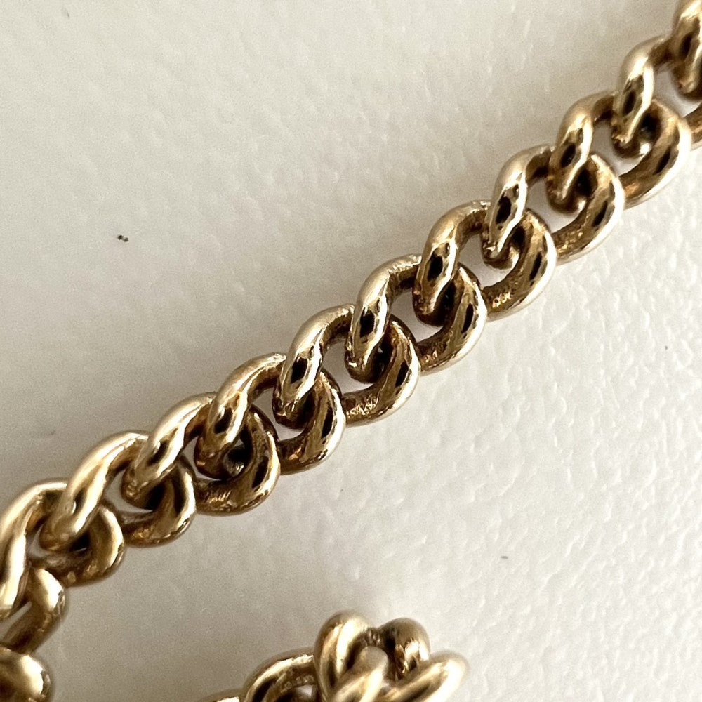 【開店SALE】 CHANEL シャネル ネックレス チェーン ココマーク アクセサリー GP 01A ゴールド ピンク レディース 約6.3g 2001年【中古品】
