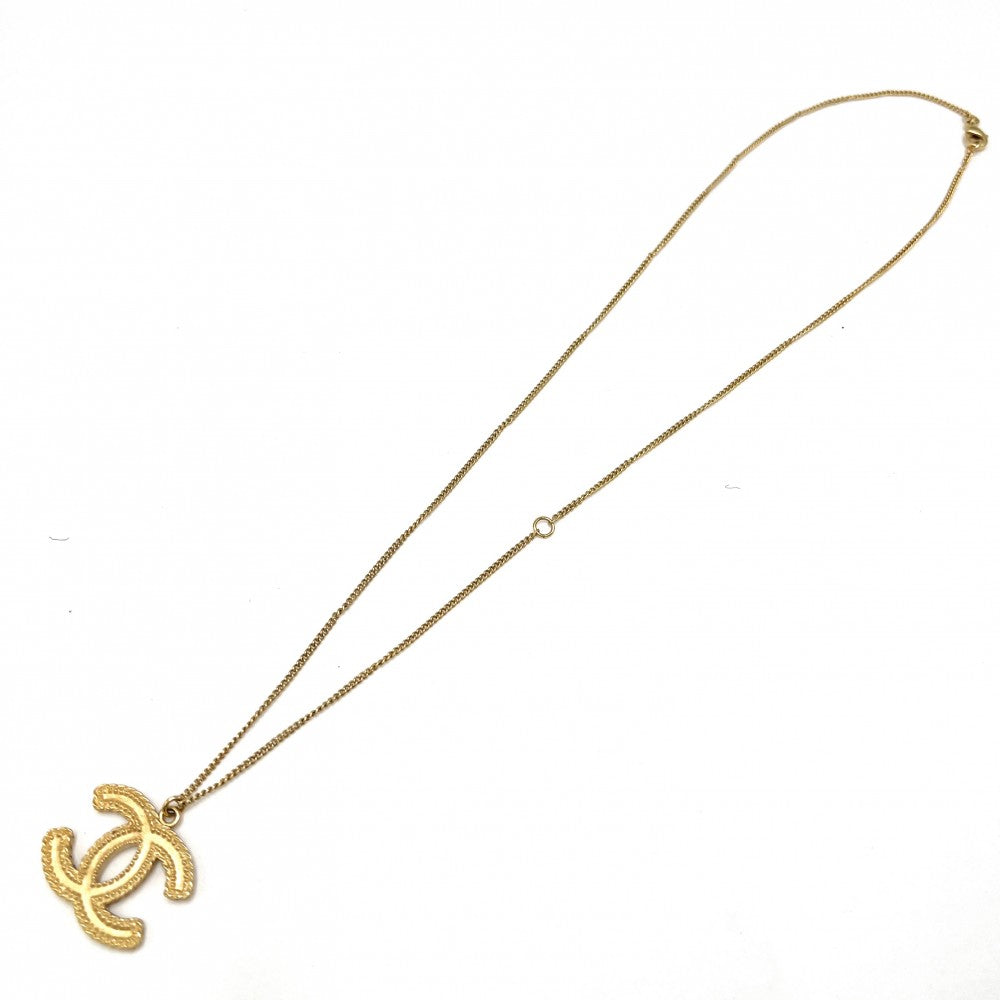 【開店SALE】 CHANEL シャネル ネックレス ココマーク アクセサリー GP 12A ゴールド レディース 約10.5g 2012年【中古品】