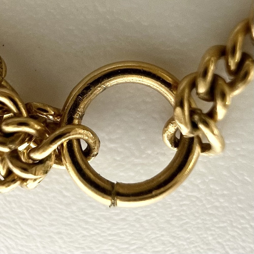 【開店SALE】 CHANEL シャネル ネックレス ココマーク アクセサリー GP 12A ゴールド レディース 約10.5g 2012年【中古品】