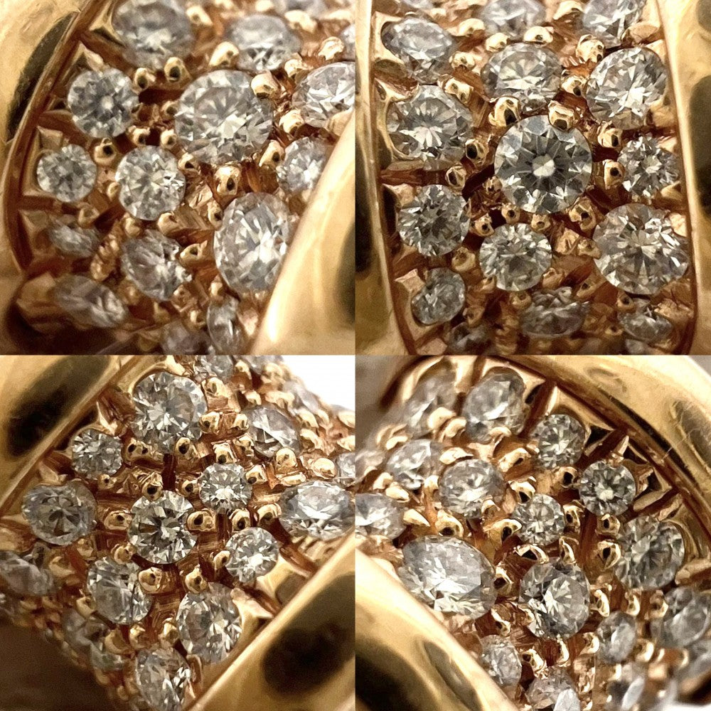 BVLGARI ブルガリ ブレスレット ビーゼロワン ジュエリー アクセサリー B-zero 1 Au750 PG 18金 K18ピンクゴールド ダイヤモンド ゴールド レディース 約8.1g【中古品】