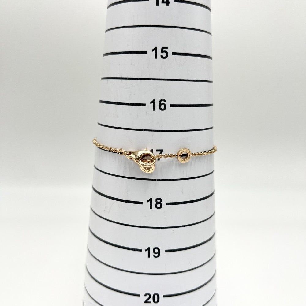 【開店SALE】 BVLGARI ブルガリ ブレスレット ビーゼロワン ジュエリー アクセサリー B-zero 1 Au750 PG 18金 K18ピンクゴールド ダイヤモンド ゴールド レディース 約8.1g【中古品】