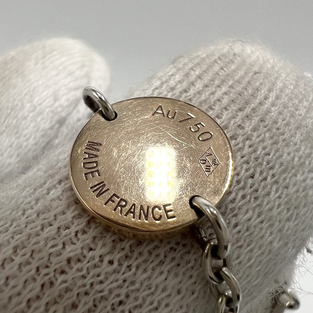 HERMES エルメス ネックレス セリエ コンフェッティセリエ アクセサリー ロングネックレス ジュエリー 18金 Au750 シルバー925 K18ゴールド シルバー ゴールド レディース 約24.2g【中古品】