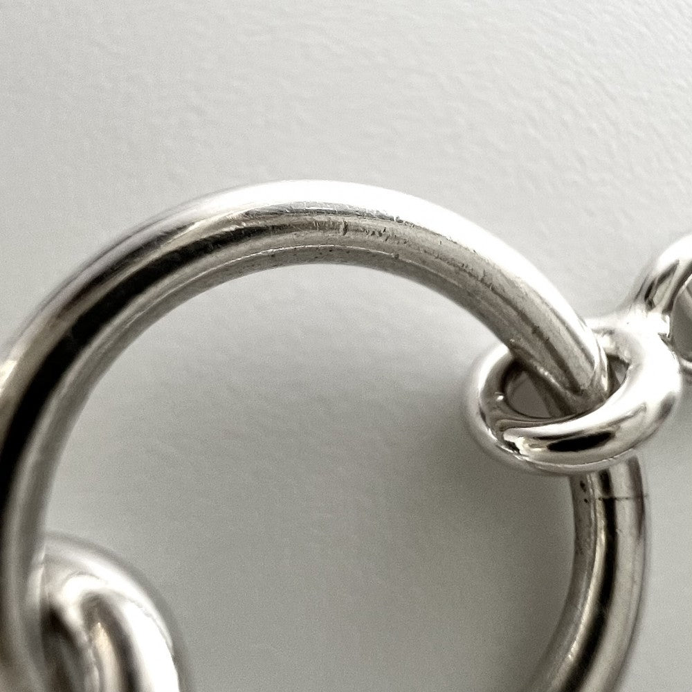 HERMES エルメス ブレスレット アミュレット カデナ チェーンブレス アクセサリー シルバー925 シルバー レディース 約11.3g【中古品】
