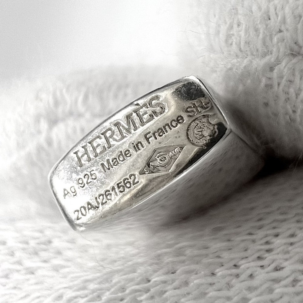 HERMES エルメス ブレスレット アミュレット カデナ チェーンブレス アクセサリー シルバー925 シルバー レディース 約11.3g【中古品】