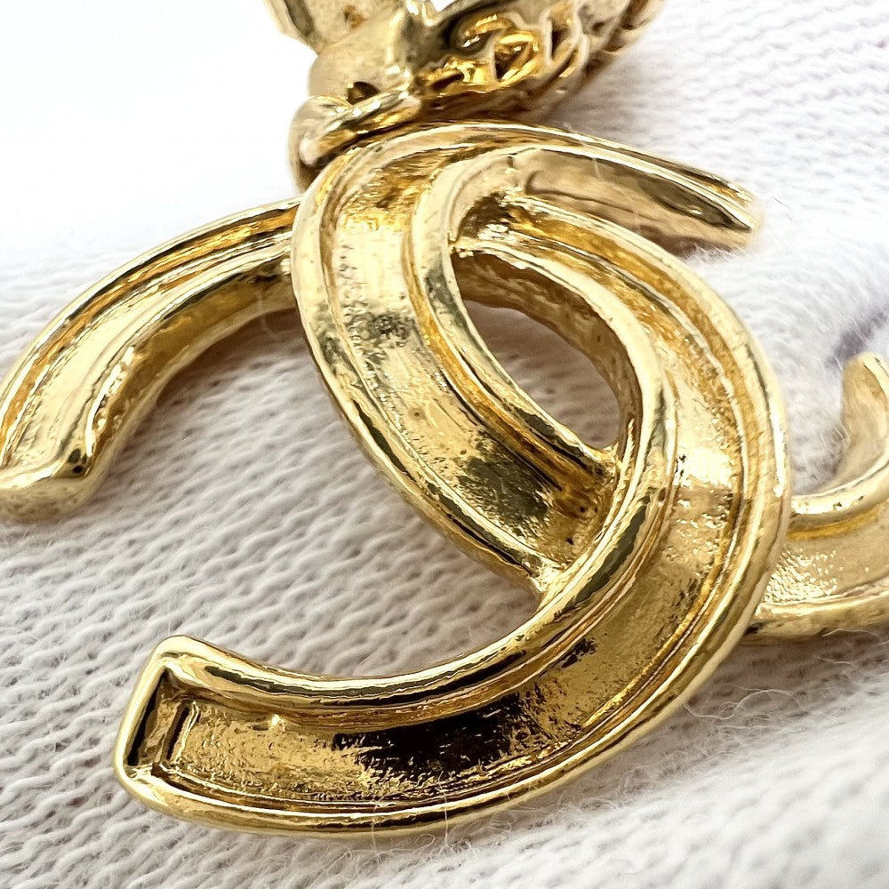 【開店SALE】 CHANEL シャネル イヤリング ココマーク アクセサリー スイング ヴィンテージ GP 95A ゴールド レディース 約13.4g 1995年【中古品】