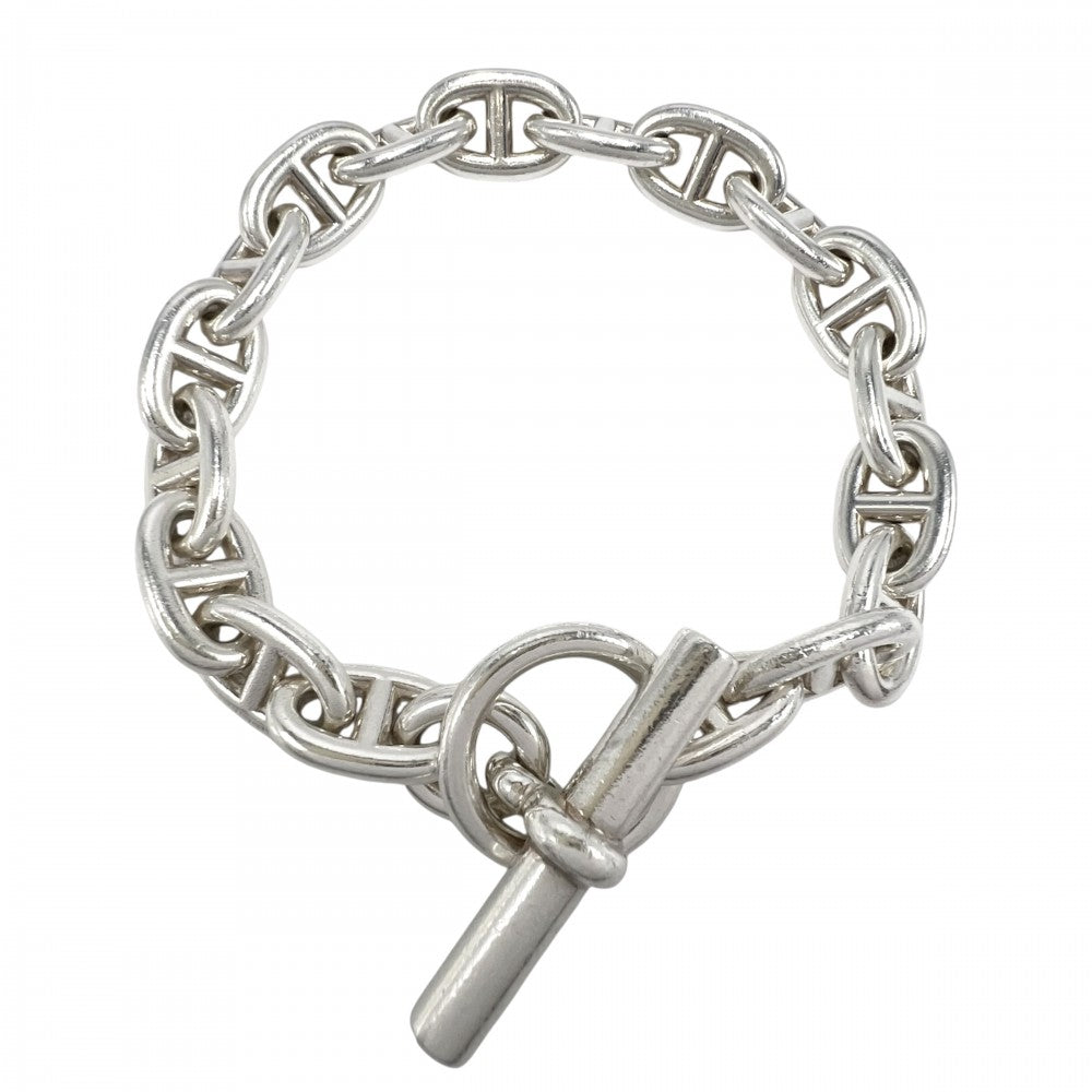 HERMES エルメス ブレスレット シェーヌダンクルMM アクセサリー ジュエリー 18コマ シルバー925 メンズ 約64.7g【中古品】