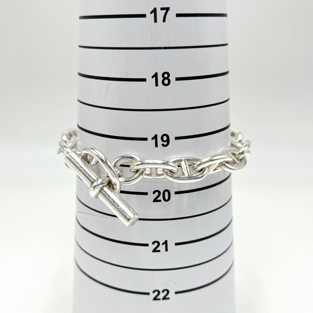 HERMES エルメス ブレスレット シェーヌダンクルMM アクセサリー ジュエリー 18コマ シルバー925 メンズ 約64.7g【中古品】