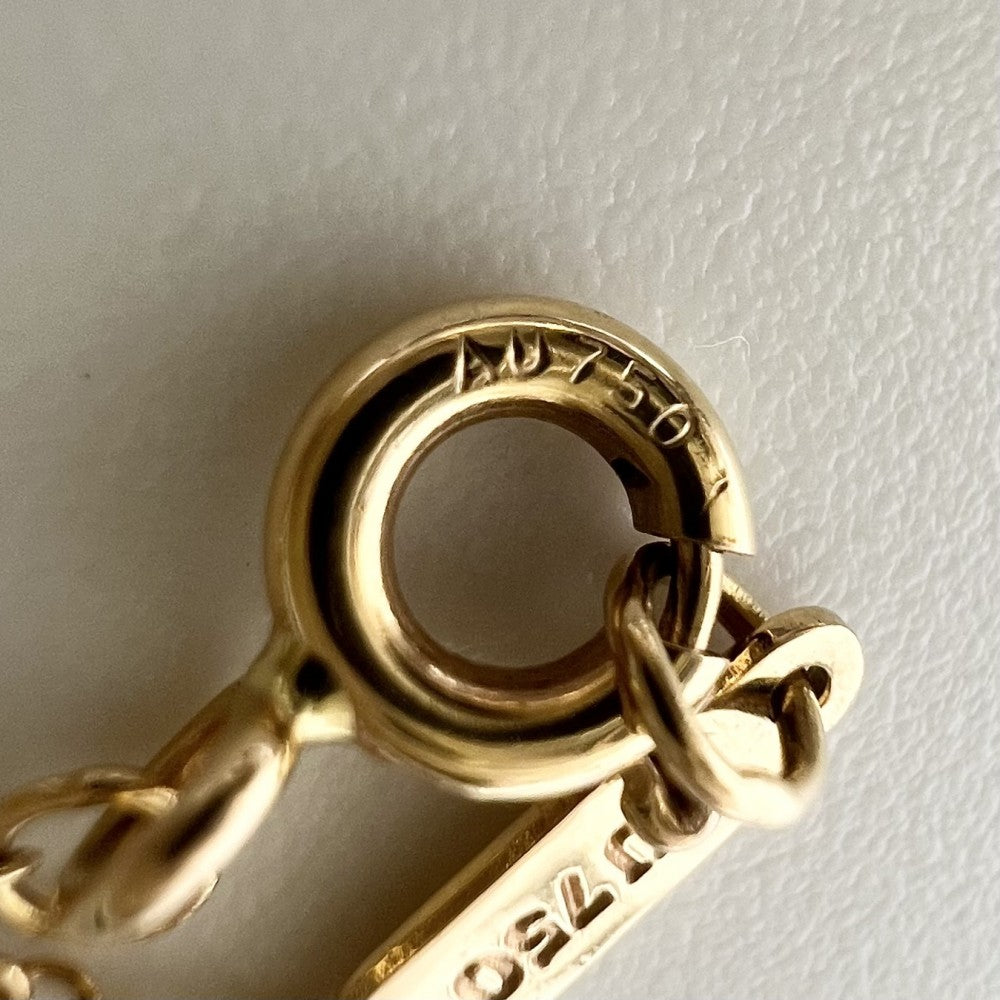【開店SALE】 TIFFANY&Co. ティファニー ネックレス フルールドリス ジュエリー アクセサリー 18金YG Au750 K18イエローゴールド ダイヤモンド レディース 約1.8g【中古品】