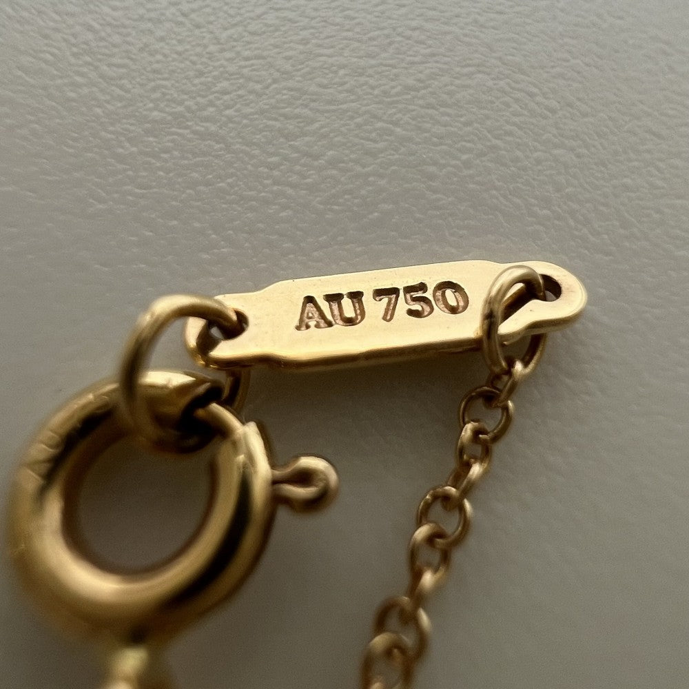 【開店SALE】 TIFFANY&Co. ティファニー ネックレス フルールドリス ジュエリー アクセサリー 18金YG Au750 K18イエローゴールド ダイヤモンド レディース 約1.8g【中古品】