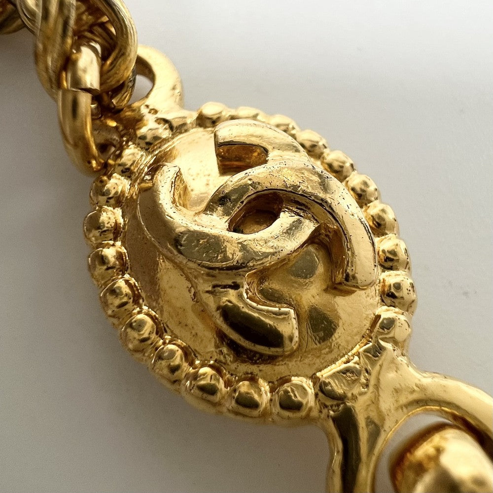 【開店SALE】 CHANEL シャネル ネックレス ココマーク チェーン ヴィンテージ アクセサリー GP 96A ゴールド レディース 約70.4g 1996年【中古品】