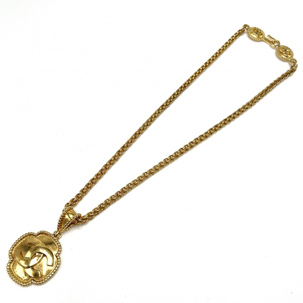 【開店SALE】 CHANEL シャネル ネックレス ココマーク チェーン ヴィンテージ アクセサリー GP 96A ゴールド レディース 約70.4g 1996年【中古品】