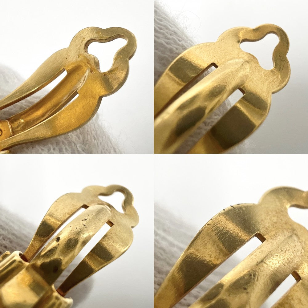 【開店SALE】 CHANEL シャネル イヤリング ラウンド アクセサリー ヴィンテージ ココマーク GP フェイクパール 93A ゴールド レディース 約35.0g 1993年【中古品】