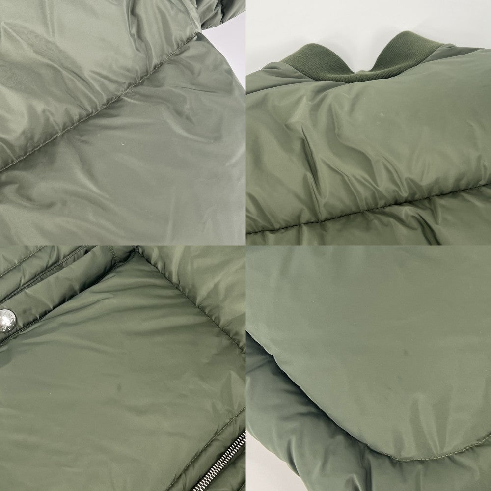 MONCLER モンクレール ダウンジャケット DIYA ダウンコート ブルゾン 1サイズ アウター アパレル 服 I20911A00159 カーキ オレンジ シルバー金具 秋 冬 ナイロン メンズ【中古品】