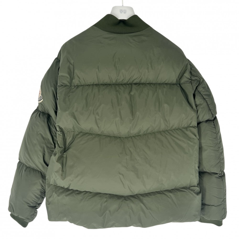 MONCLER モンクレール ダウンジャケット DIYA ダウンコート ブルゾン 1サイズ アウター アパレル 服 I20911A00159 カーキ オレンジ シルバー金具 秋 冬 ナイロン メンズ【中古品】