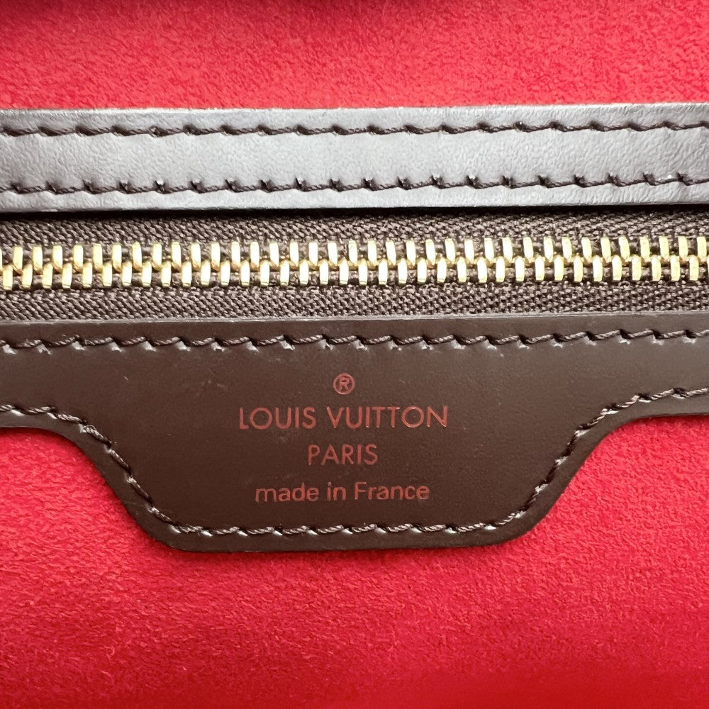 【開店SALE】 LOUIS VUITTON ルイヴィトン トートバッグ ダミエ マノスクPM ハンドバッグ 鞄 かばん N51121 ブラウン 茶 ゴールド金具 レディース【中古品】