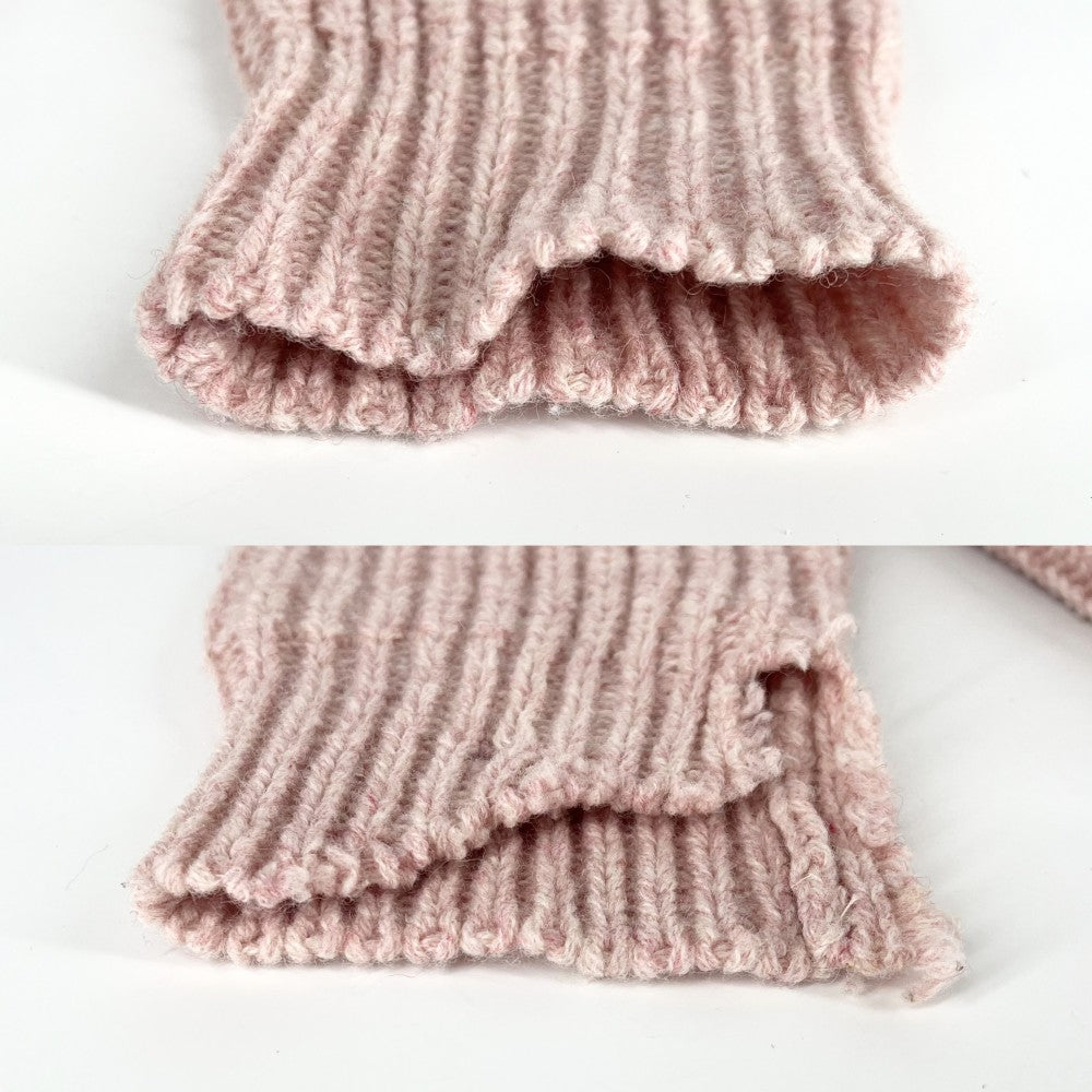 MARNI マルニ ニット デストロイ ダメージ ハイネック 24AW 服 アパレル 48 DVMG0054A0 ピンク 秋 冬 ビーガンウール レディース【中古品】