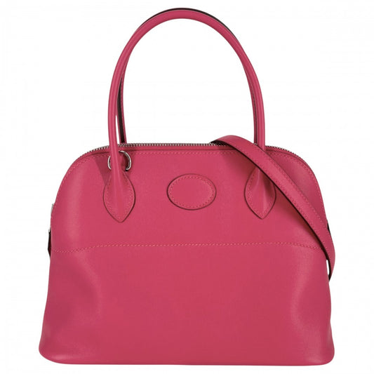 HERMES エルメス 2WAY ボリード27 ハンドバッグ ショルダーバッグ C刻印 スイフト ピンク シルバー金具 レディース 2018年【中古品】
