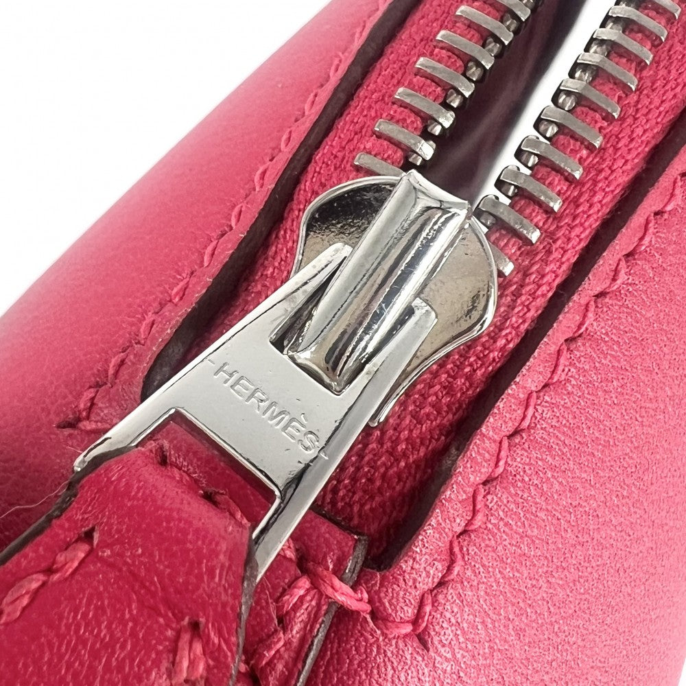 HERMES エルメス 2WAY ボリード27 ハンドバッグ ショルダーバッグ C刻印 スイフト ピンク シルバー金具 レディース 2018年【中古品】