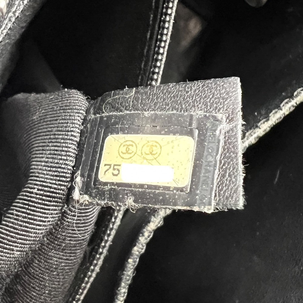 【開店SALE】 CHANEL シャネル ハンドバッグ マトラッセ 復刻トート トートバッグ ココマーク キャビアスキン ブラック 黒 シルバー金具 レディース【中古品】