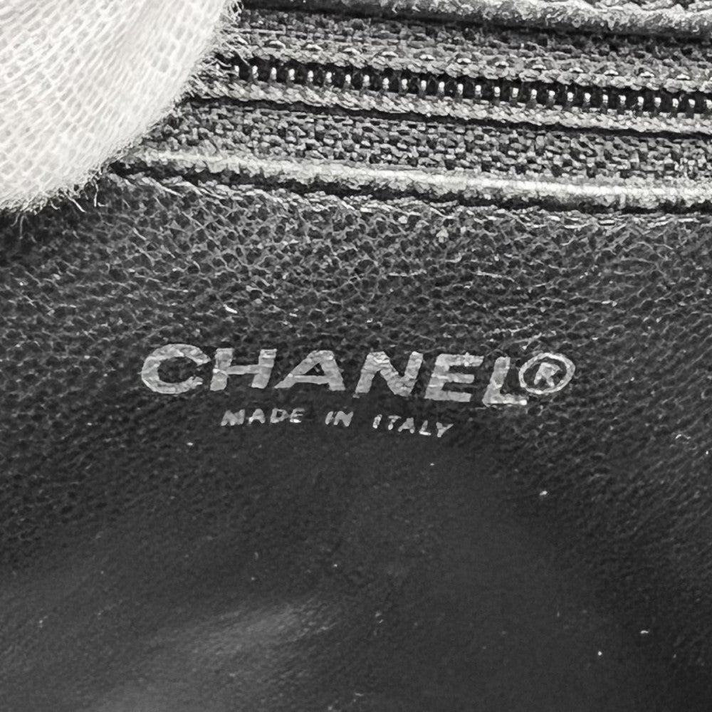 【開店SALE】 CHANEL シャネル ハンドバッグ マトラッセ 復刻トート トートバッグ ココマーク キャビアスキン ブラック 黒 シルバー金具 レディース【中古品】