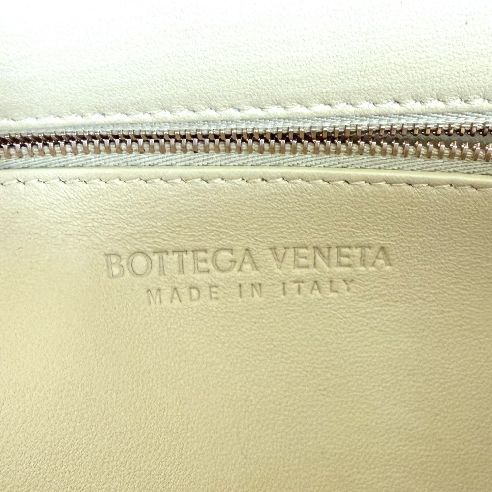 BOTTEGAVENETA ボッテガヴェネタ 2WAY マキシイントレチャート ショルダーバッグ ハンドバッグ トップハンドル 629313 レザー イエロー ゴールド金具 レディース【中古品】