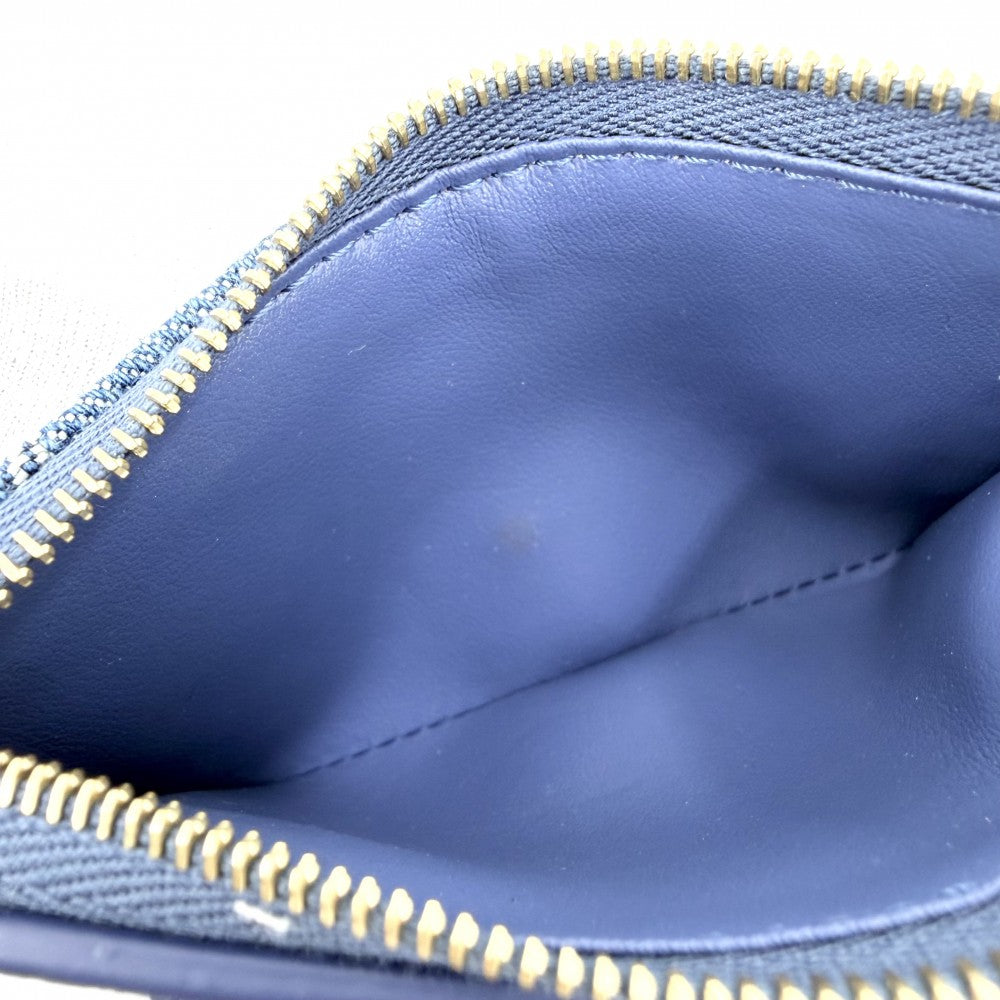 【開店SALE】 LOUIS VUITTON ルイヴィトン 二つ折り財布 モノグラムデニム ポルトフォイユ・ヴィクトリーヌ ミニウォレット ミニ財布 コンパクトウォレット M13212 ブルー 青 ゴールド金具 レディース【中古品】