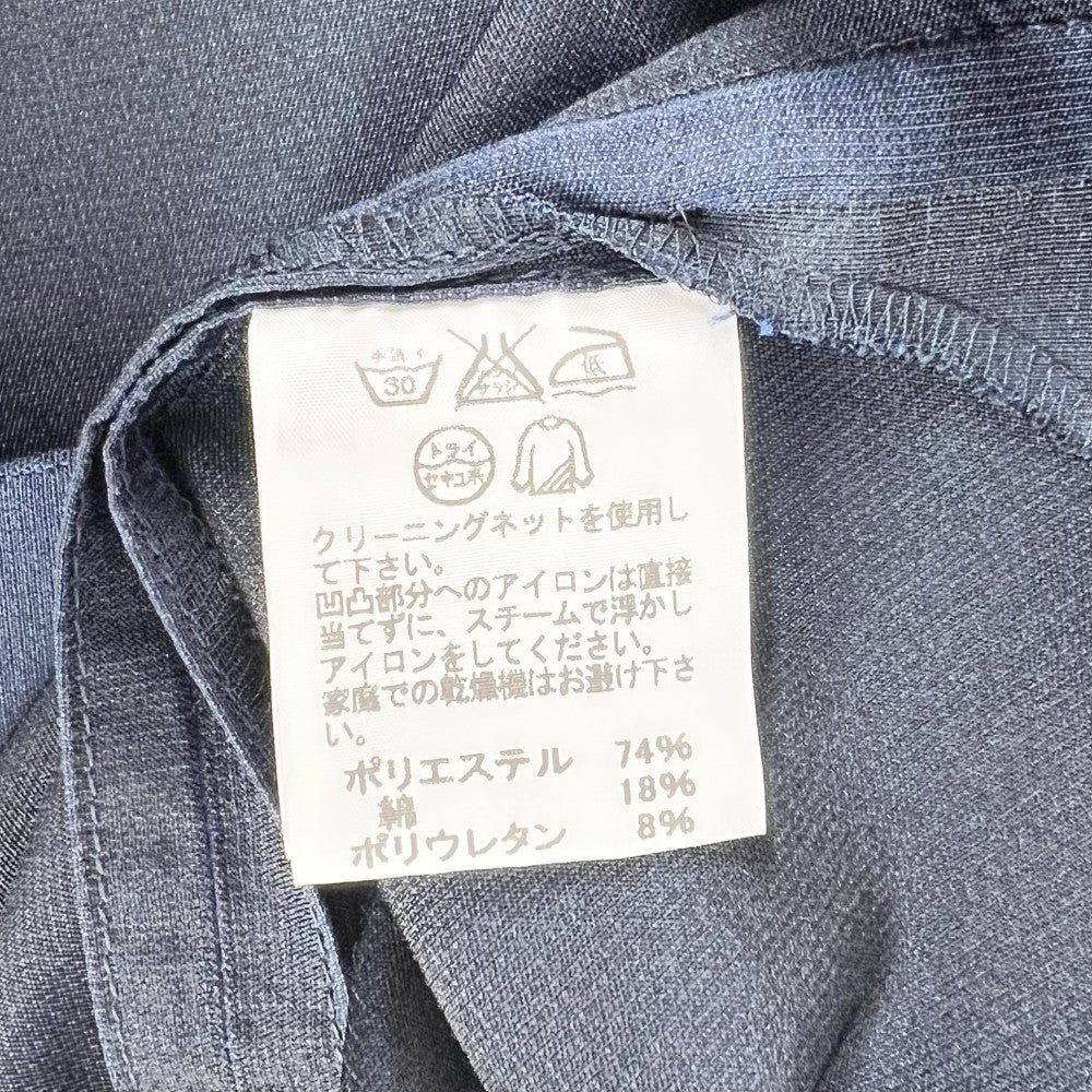 【開店SALE】 ISSEY MIYAKE イッセイミヤケ コート ストレッチプリーツ ジャケット風 トップス アパレル 服 サイズ2 ネイビー 紺 春 夏 秋 ポリエステル コットン ポリウレタン レディース【中古品】