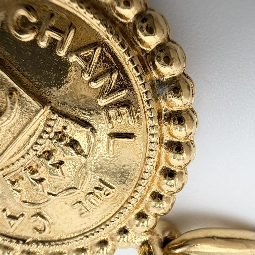 CHANEL シャネル ベルト メダル チェーンベルト ファッションアイテム 小物 カンボン RUE CAMBON ココマーク ヴィンテージ GP ゴールド レディース【中古品】