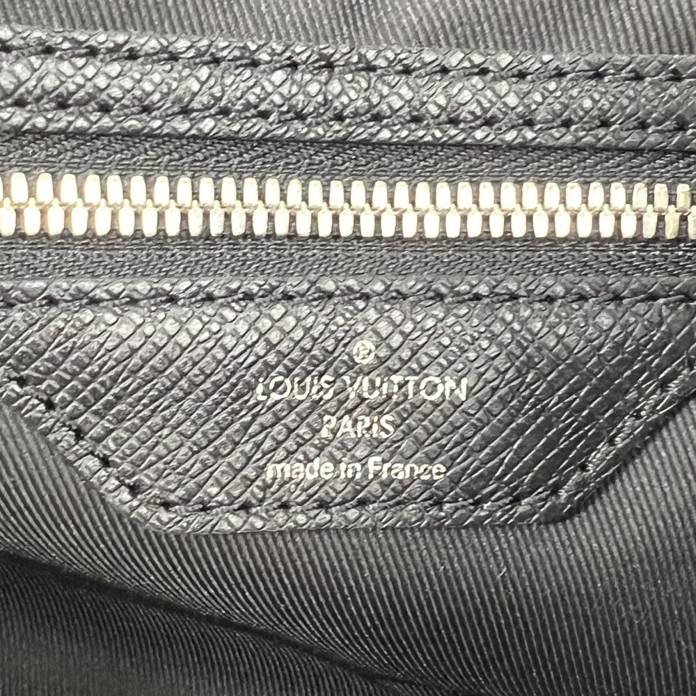 【開店SALE】 LOUIS VUITTON ルイヴィトン ボストンバッグ 2WAY ショルダーバッグ タイガラマ キーポルバンドリエール50 Keepall Bandouliere50 トラベルバッグ 旅行バッグ M53763 ブラック 黒 シルバー金具 メンズ【中古品】