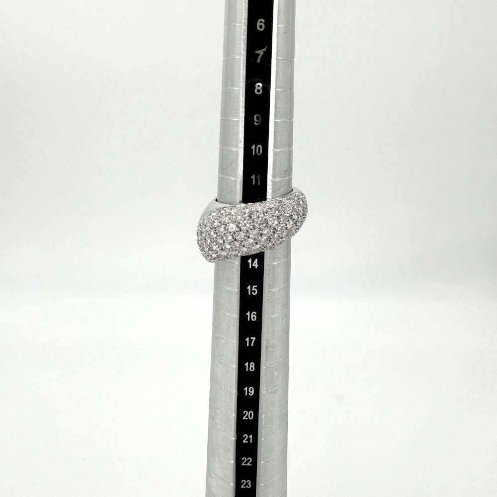 Chaumet ショーメ 指輪 ヴェニス LM リング ジュエリー アクセサリー Au750 18金WG K18ホワイトゴールド ダイヤモンド 約12.5号 レディース 約13.8g【中古品】