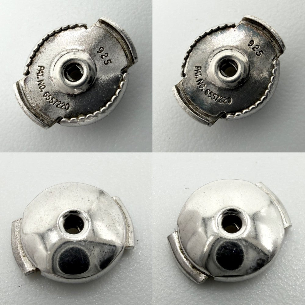 【開店SALE】 HERMES エルメス ピアス ループMM フープ アクセサリー ジュエリー シルバー925 レディース 約11.7g【中古品】