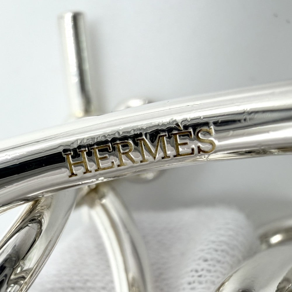 HERMES エルメス バングル シェーヌダンクル ブレスレット アクセサリー 小物 シルバー925 メンズ 約75.3g【中古品】