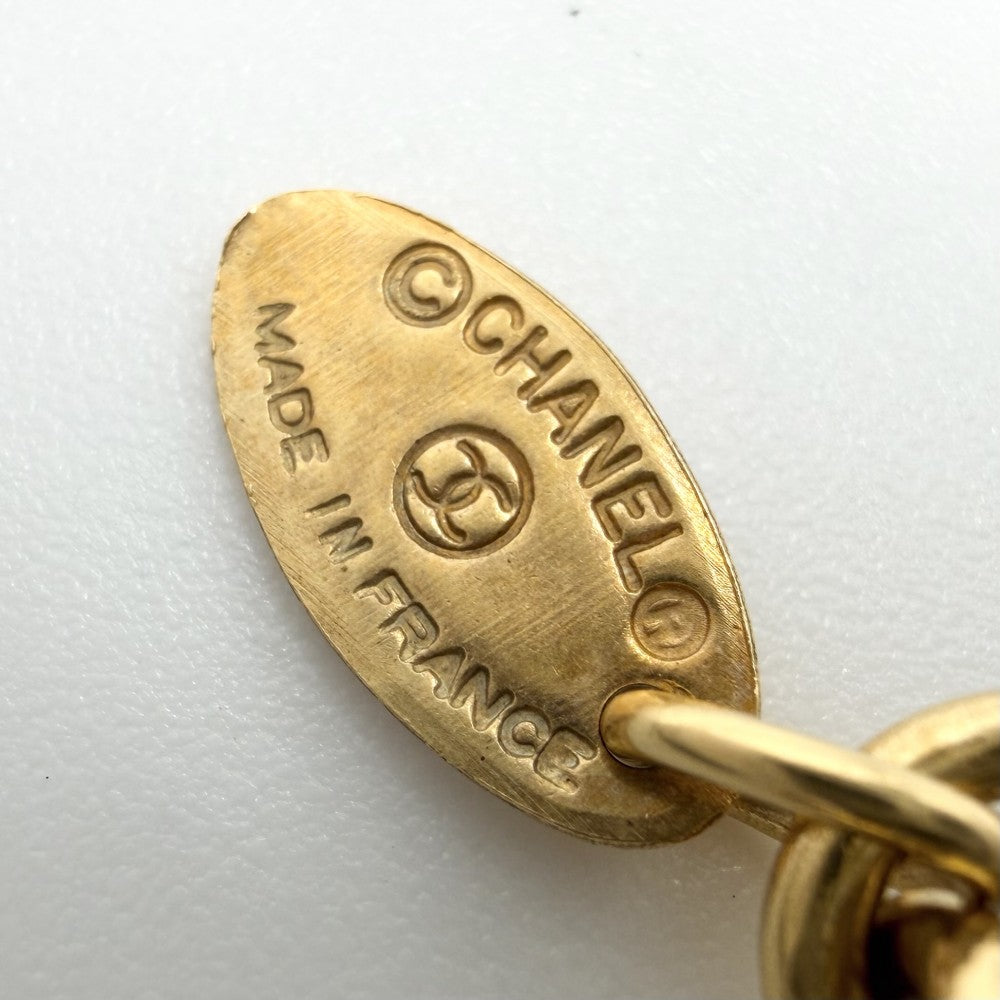 CHANEL シャネル ネックレス ココマーク ココ チェーン ヴィンテージ ラウンド コインモチーフ メダル アクセサリー GP ゴールド レディース 約118.2g【中古品】