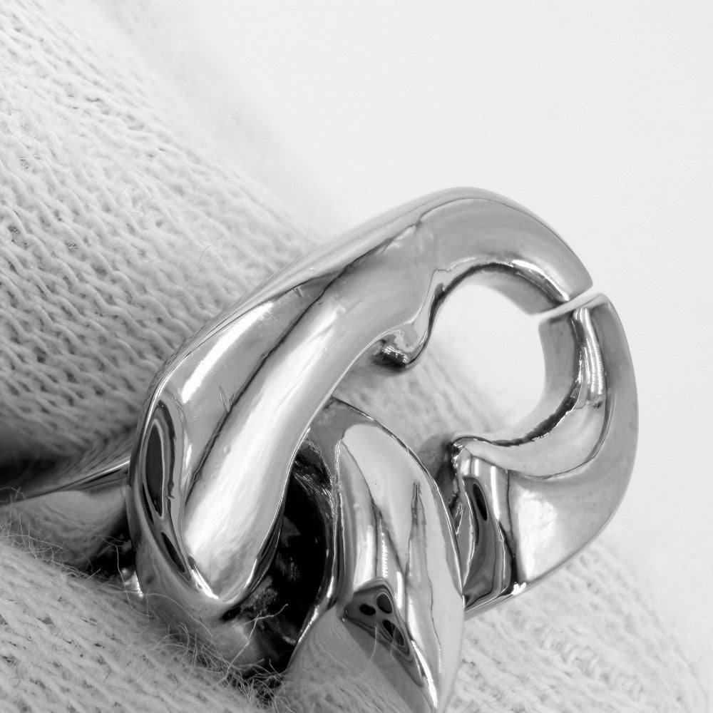 【開店SALE】 LOUIS VUITTON ルイヴィトン ブレスレット モノグラム ブラスレ・LVチェーンリンクス アクセサリー Lサイズ M69989 シルバー メンズ 約69.6g【中古品】
