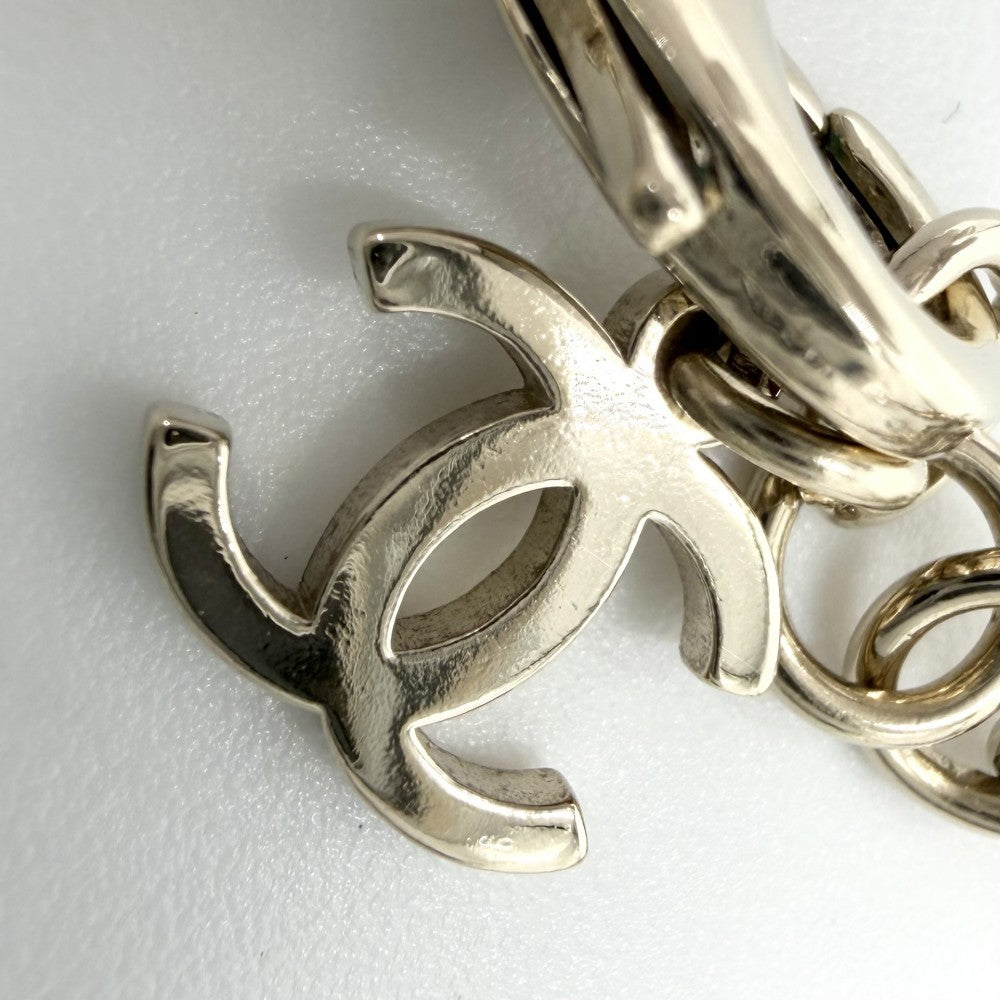 【開店SALE】 CHANEL シャネル ネックレス ハート ココマーク チョーカー アクセサリー GP ラインストーン ABB649 C23B ゴールド ブラック 黒 レディース 約27.8g 2023年【中古品】