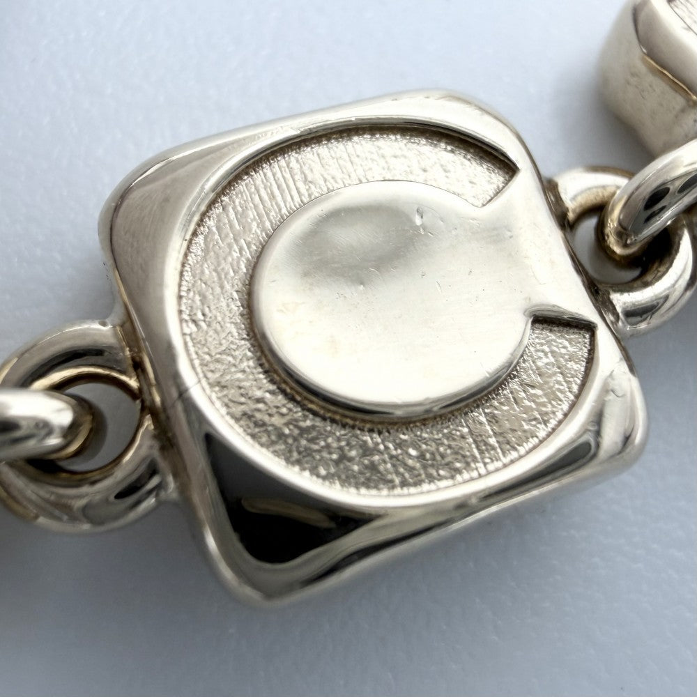 CHANEL シャネル ネックレス ココマーク ロゴ チョーカー アクセサリー GP ラインストーン I24C ゴールド レディース 約44.5g 2024年【中古品】
