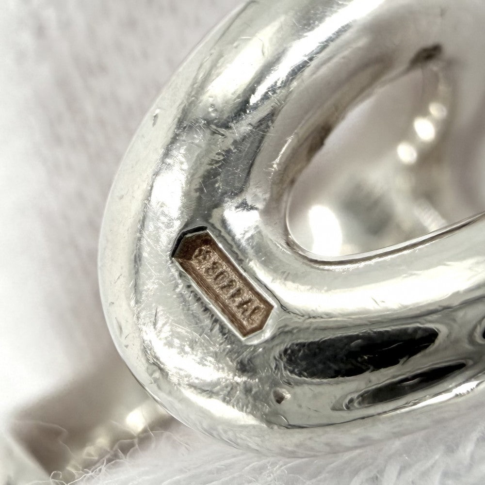【開店SALE】 HERMES エルメス 指輪 オスモズPM リング アクセサリー ジュエリー 小物 54サイズ シルバー925 約13.5号 シルバー レディース 約12.8g【中古品】