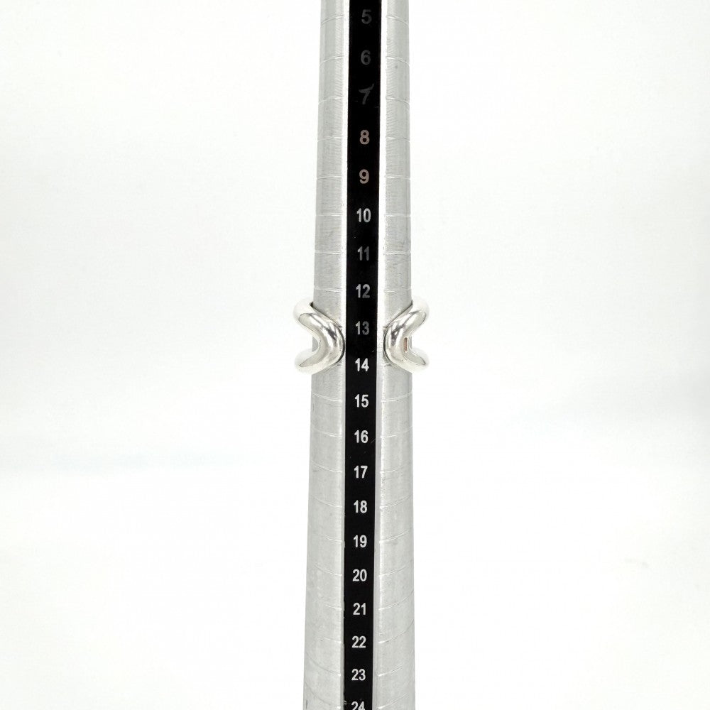 【開店SALE】 HERMES エルメス 指輪 オスモズPM リング アクセサリー ジュエリー 小物 54サイズ シルバー925 約13.5号 シルバー レディース 約12.8g【中古品】