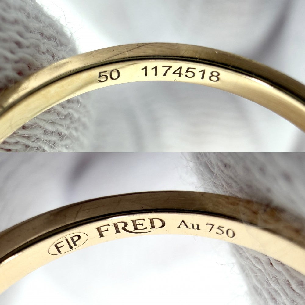 FRED フレッド 指輪 フォース10 ジュエリー アクセサリー 750 18金PG 50サイズ K18ピンクゴールド ダイヤモンド 約9.5号 レディース 約1.7g【中古品】