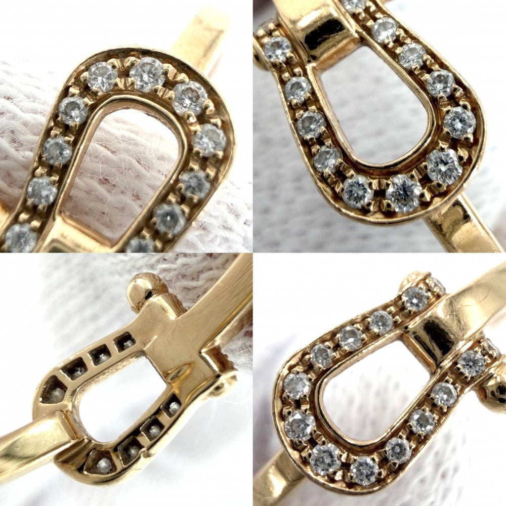 FRED フレッド 指輪 フォース10 ジュエリー アクセサリー 750 18金PG 50サイズ K18ピンクゴールド ダイヤモンド 約9.5号 レディース 約1.7g【中古品】