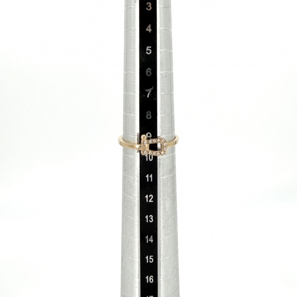 FRED フレッド 指輪 フォース10 ジュエリー アクセサリー 750 18金PG 50サイズ K18ピンクゴールド ダイヤモンド 約9.5号 レディース 約1.7g【中古品】