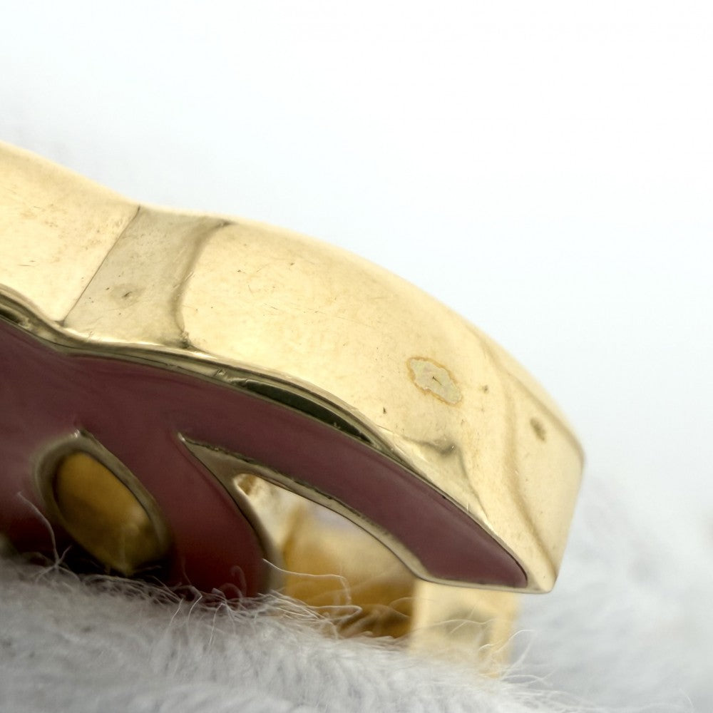 CHANEL シャネル ネックレス チェーン ココマーク アクセサリー GP 01A ゴールド ピンク レディース 約6.1g 2001年【中古品】