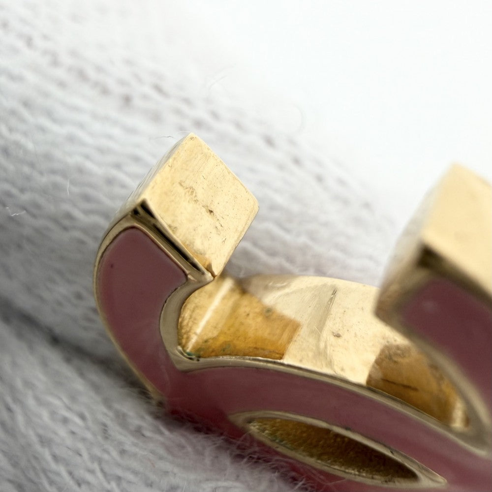 CHANEL シャネル ネックレス チェーン ココマーク アクセサリー GP 01A ゴールド ピンク レディース 約6.1g 2001年【中古品】