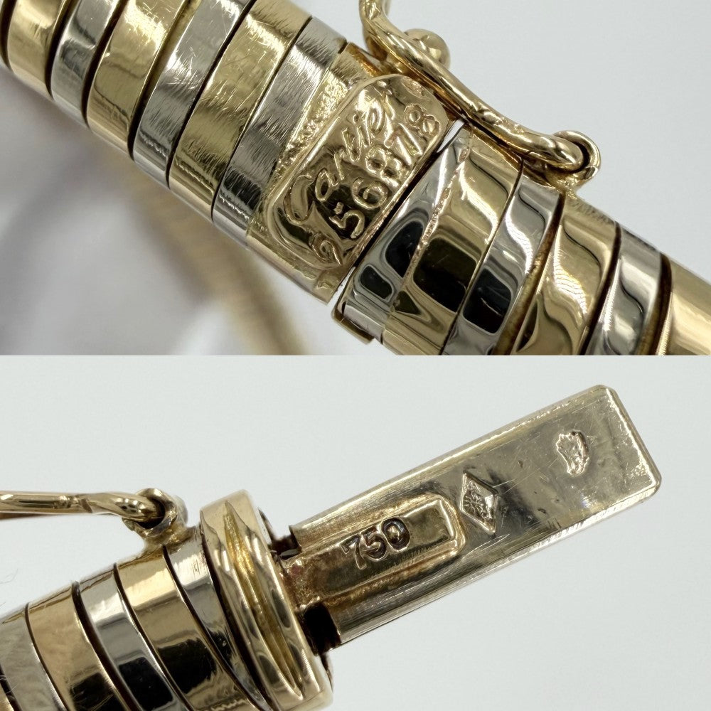 CARTIER カルティエ ネックレス オメガ チョーカー アクセサリー ジュエリー 18金 750 K18ゴールド レディース 約33.1g【中古品】