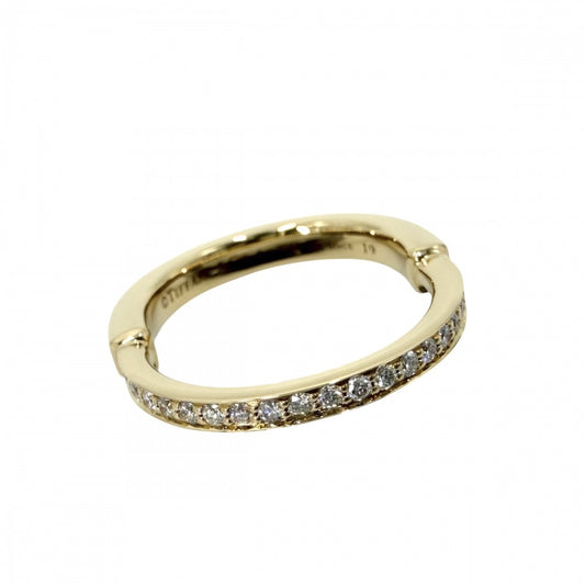 TIFFANY&Co. ティファニー 指輪 ロック リング ジュエリー メンズ レディース 750 18金YG アクセサリー 19サイズ K18イエローゴールド ダイヤモンド0.36ct 約8号 72343700 ユニセックス 約3.9g【中古品】