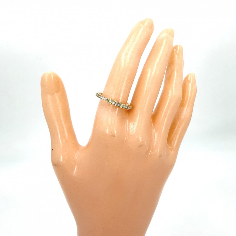 TIFFANY&Co. ティファニー 指輪 ロック リング ジュエリー メンズ レディース 750 18金YG アクセサリー 19サイズ K18イエローゴールド ダイヤモンド0.36ct 約8号 72343700 ユニセックス 約3.9g【中古品】