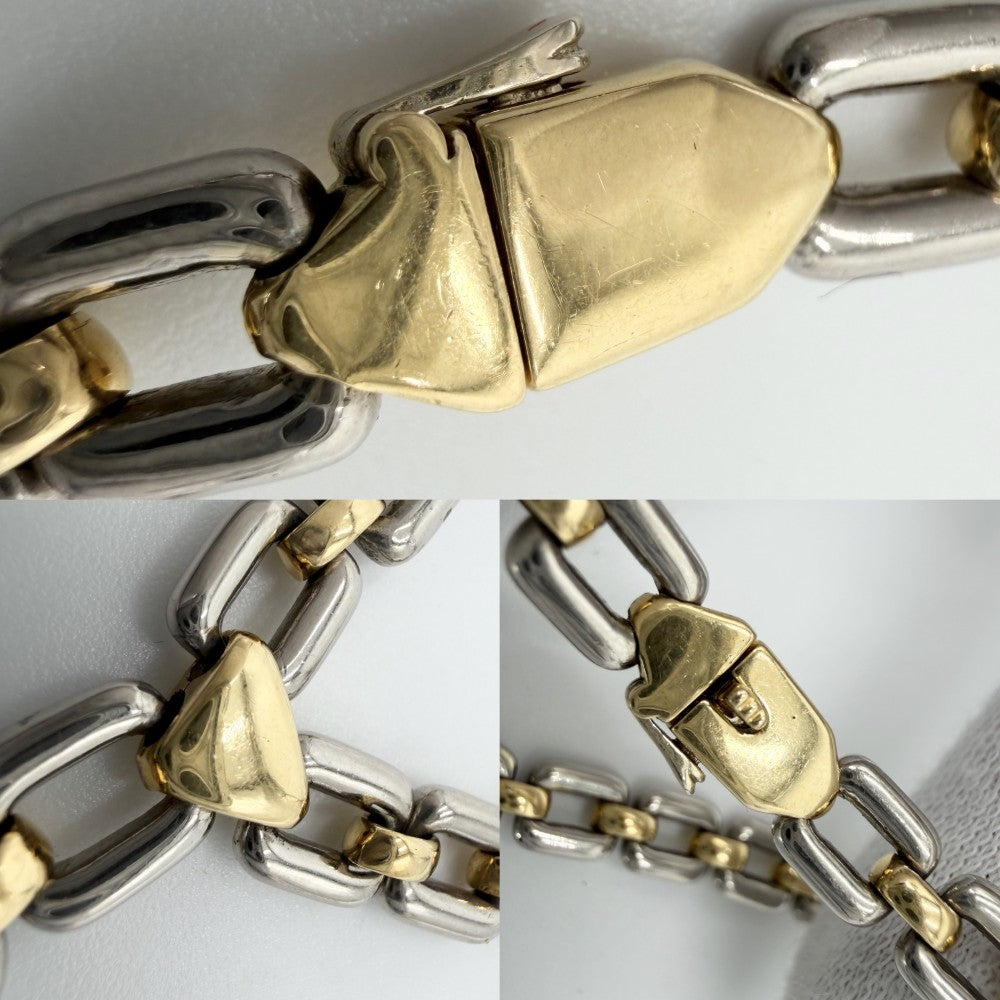 CARTIER カルティエ ネックレス パティアラ ペンダント ジュエリー アクセサリー Au750 18金YG WG K18イエローゴールド K18ホワイトゴールド カルセドニー ゴールド シルバー レディース 約52.0g【中古品】